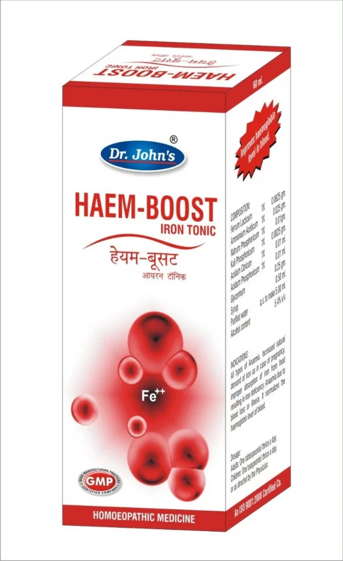 Dr. Johns HAEM-BOOST IRON TONIC (120ml) - Image 1