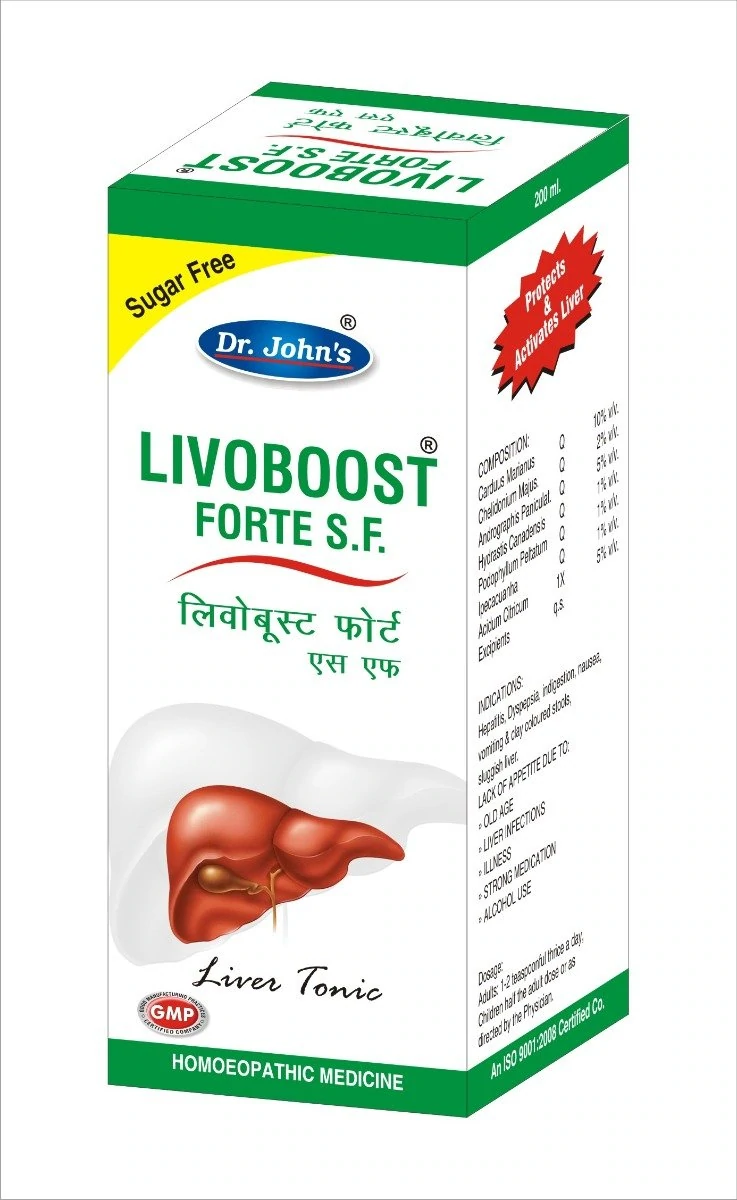 Dr. Johns LIVOBOOST FORTE (S.F.) 200ML Dr. Johns LIVOBOOST FORTE (S.F.) 200ML - Image 1