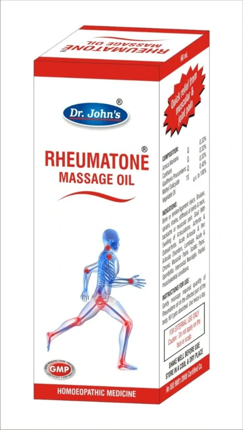 Dr. Johns RHEUMATONE MASSAGE OIL-120ml - Image 1
