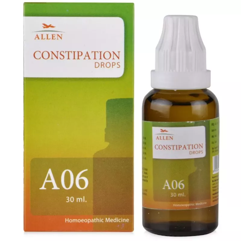 Allen A6 Constipatoin Drops (30ml) Allen A6 Constipatoin Drops (30ml) - Image 1