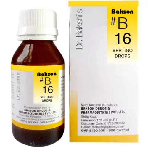 Bakson B16 Vertigo Drops (30ml) - Image 1