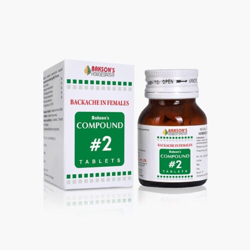 Bakson Compound No 2 (Backache Females) (100tab) - Image 1