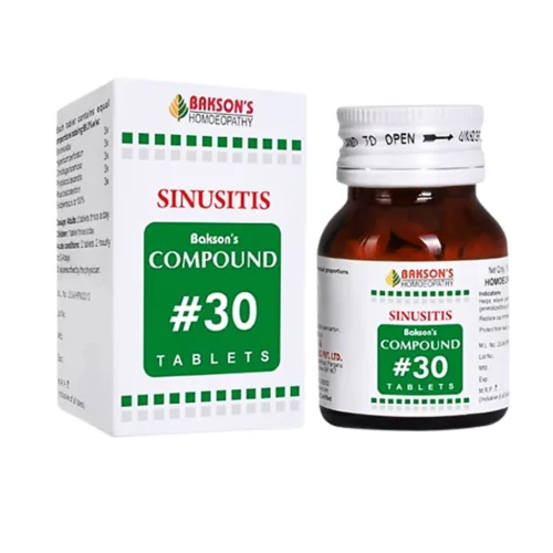 Bakson Compound No 30 (Sinusitis) (100tab) - Image 1