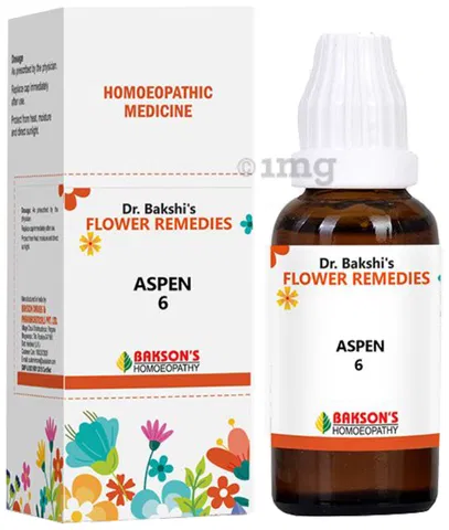 Bakson Bach Flower Aspen 6 Bakson Bach Flower Aspen 6 - Image 1