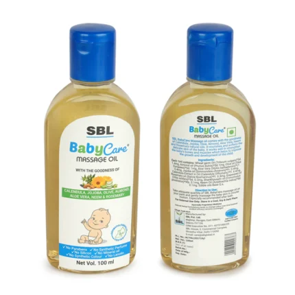 sbl baby care massage oil rb homoeoshop