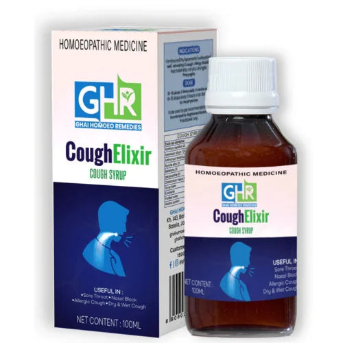 Ghai Homoeo Remedies Cough Elixir Syrup - Image 1