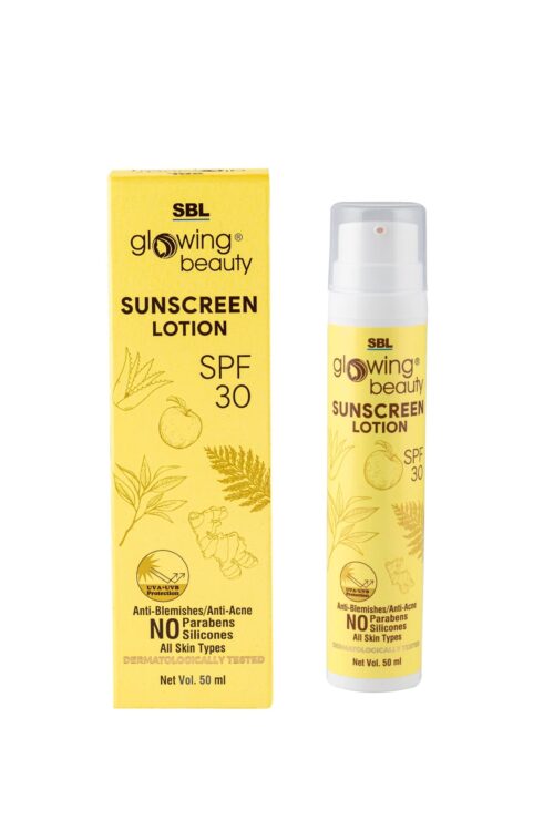 SBL Glowing Beauty Sunscreen Lotion SPF 30 (50ml) - Image 1