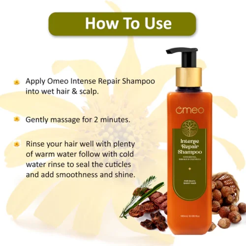 Omeo Intense Repair Shampoo (200ml) - Image 3