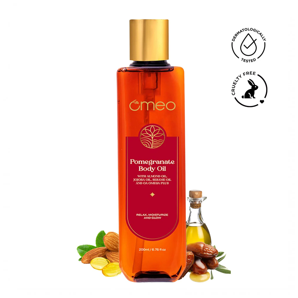 Omeo Pomegranate Body Oil 2 Omeo Pomegranate Body Oil (200ml) - Image 1