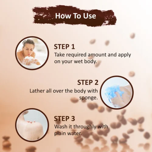 B Jain Omeo Coffee Body Wash (200ml)- Pack of Two - Image 3