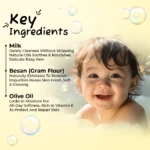 Baby Soap With Milk & Besan (75gm) - Image 2
